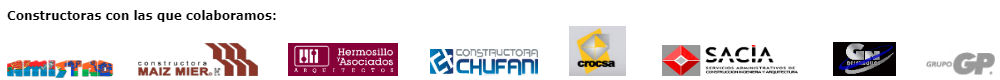 constructoras con las que colaboramos